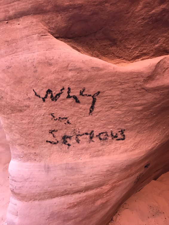 More canyon graffiti
